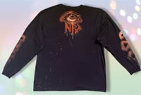 Image 2 of “MARILYN” BLEACH PAINTED LONG SLEEVE T-SHIRT 2XL