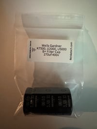 Wells Gardner K7500, U2000, U5000, B + Filter 270uf 400v