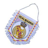 Image 1 of Vintage Real Madrid Pennant & Bandana