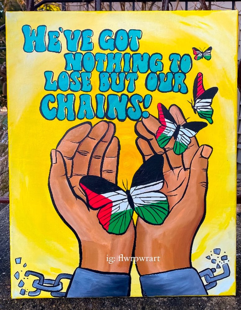 Image of Free Palestine Original Painting