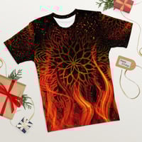 Image 4 of Mandala On Fire Men's T-shirt