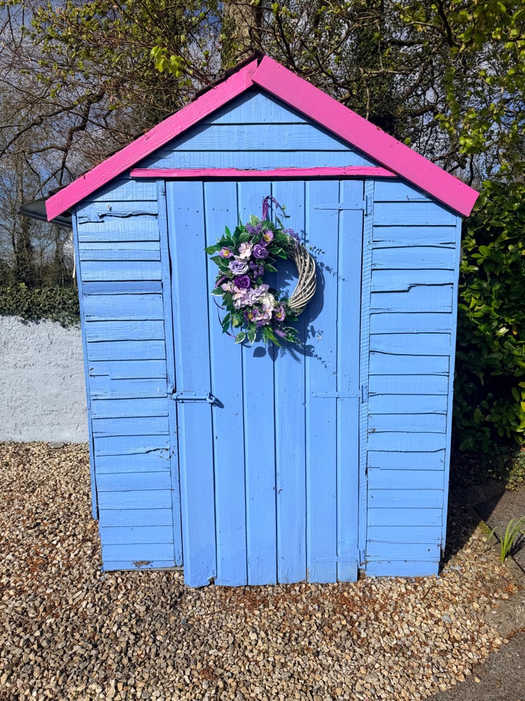 Image of 35cm Purple Wicker 