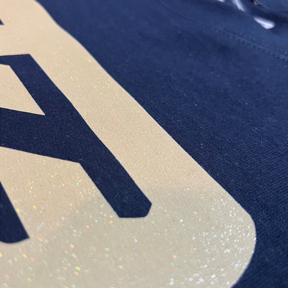 Sparkling Gold On Navy SF3 Hoodie/Crewneck