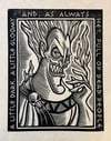 Hades Block Print