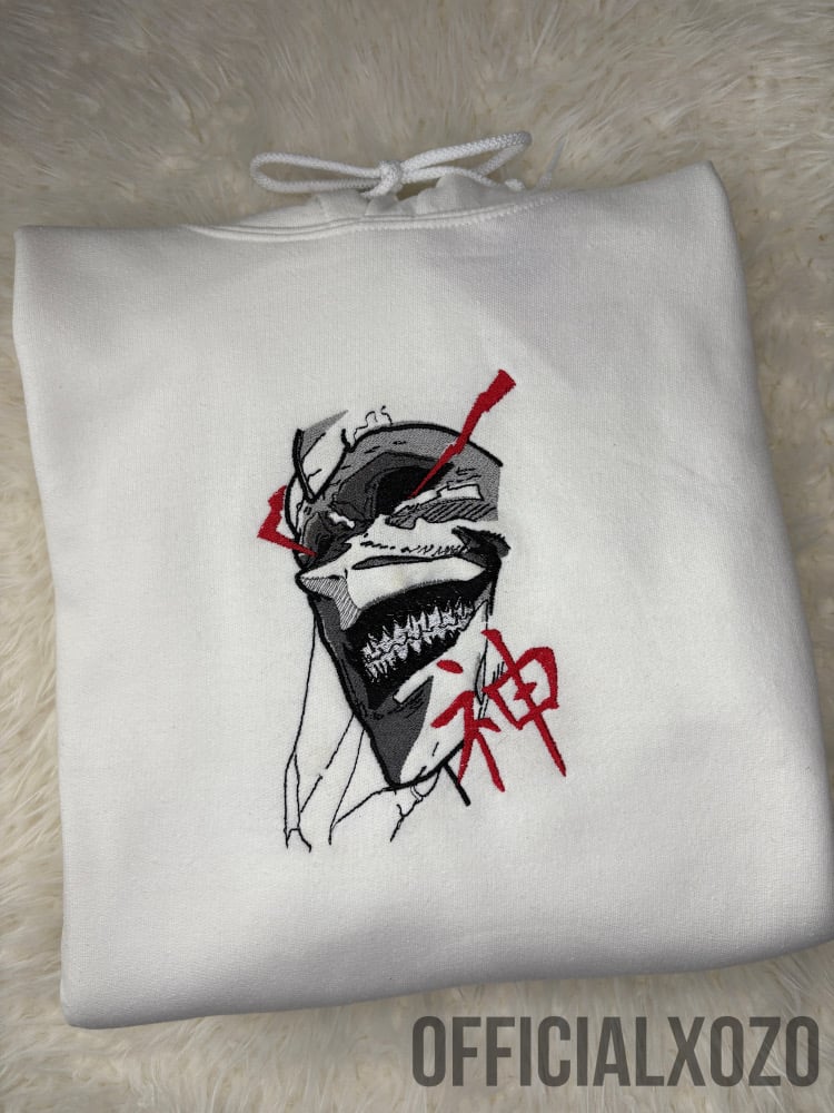 Image of Large Solo Leveling White Hoodie