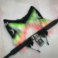 Kitten 🐈‍⬛🐾 Witch 🧙‍♀️ petplay set black / green 