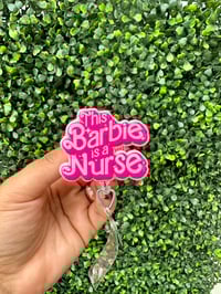 Image 1 of Barbie nurse badge reel