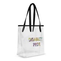 Image 2 of Disability Pride Clear Tote Bag