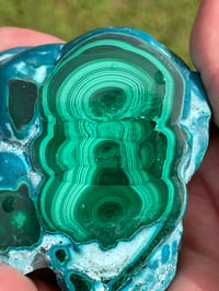 Image 3 of Malachite And Chrysocolla Polished Face #1841