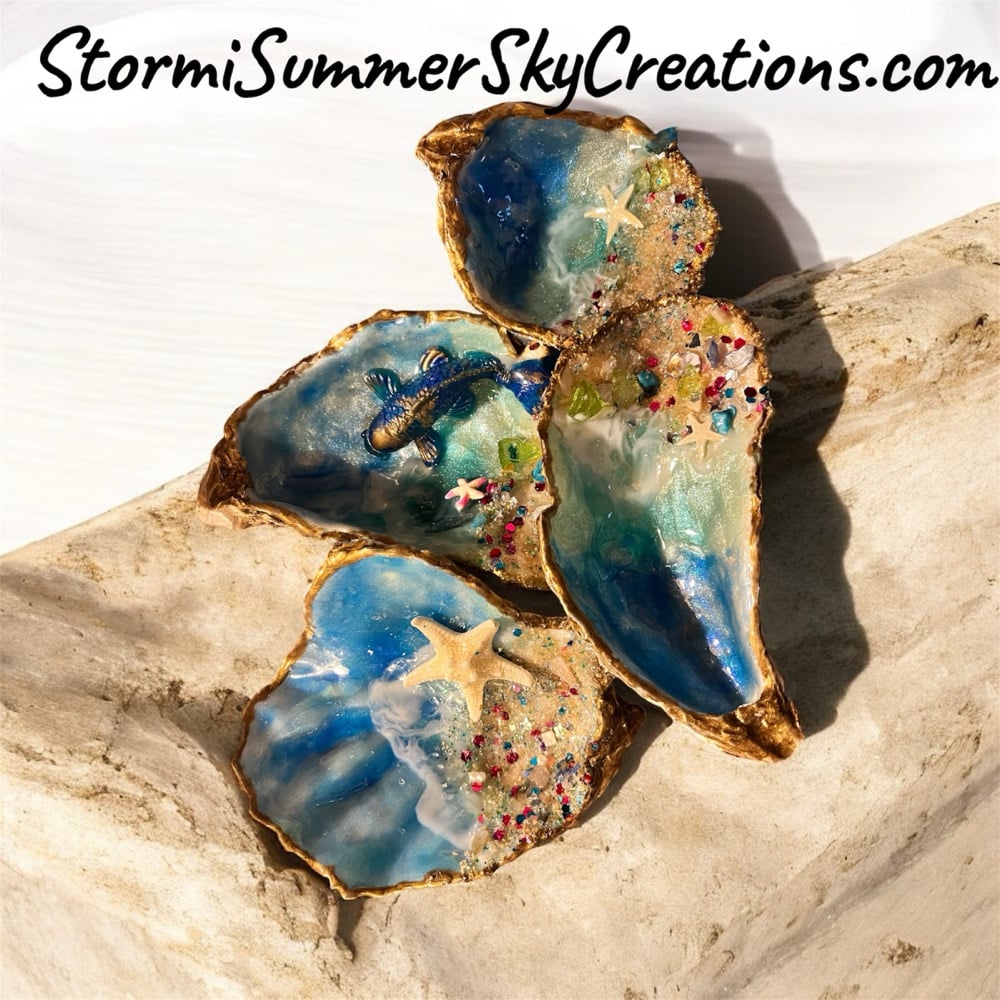 Image of Oyster Shell Ornament/Trinket catch all