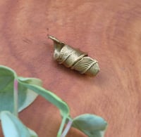 Image 2 of Bronze Feather Bead
