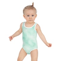 Image 1 of All-Over Print Kids Swimsuit Seafom