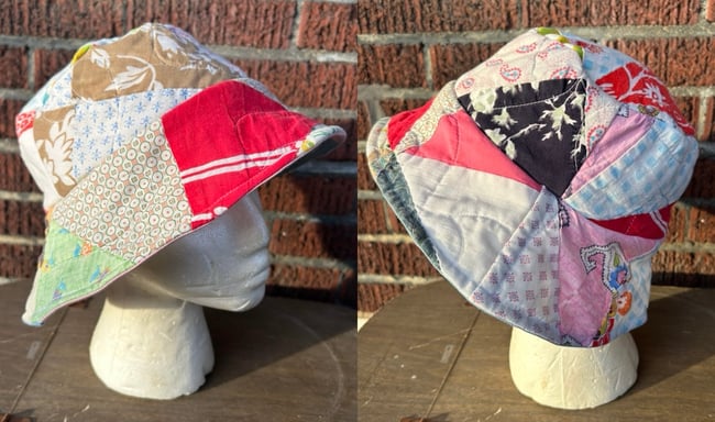 “Flower Wagon” Quilt Bucket Hat, 24”
