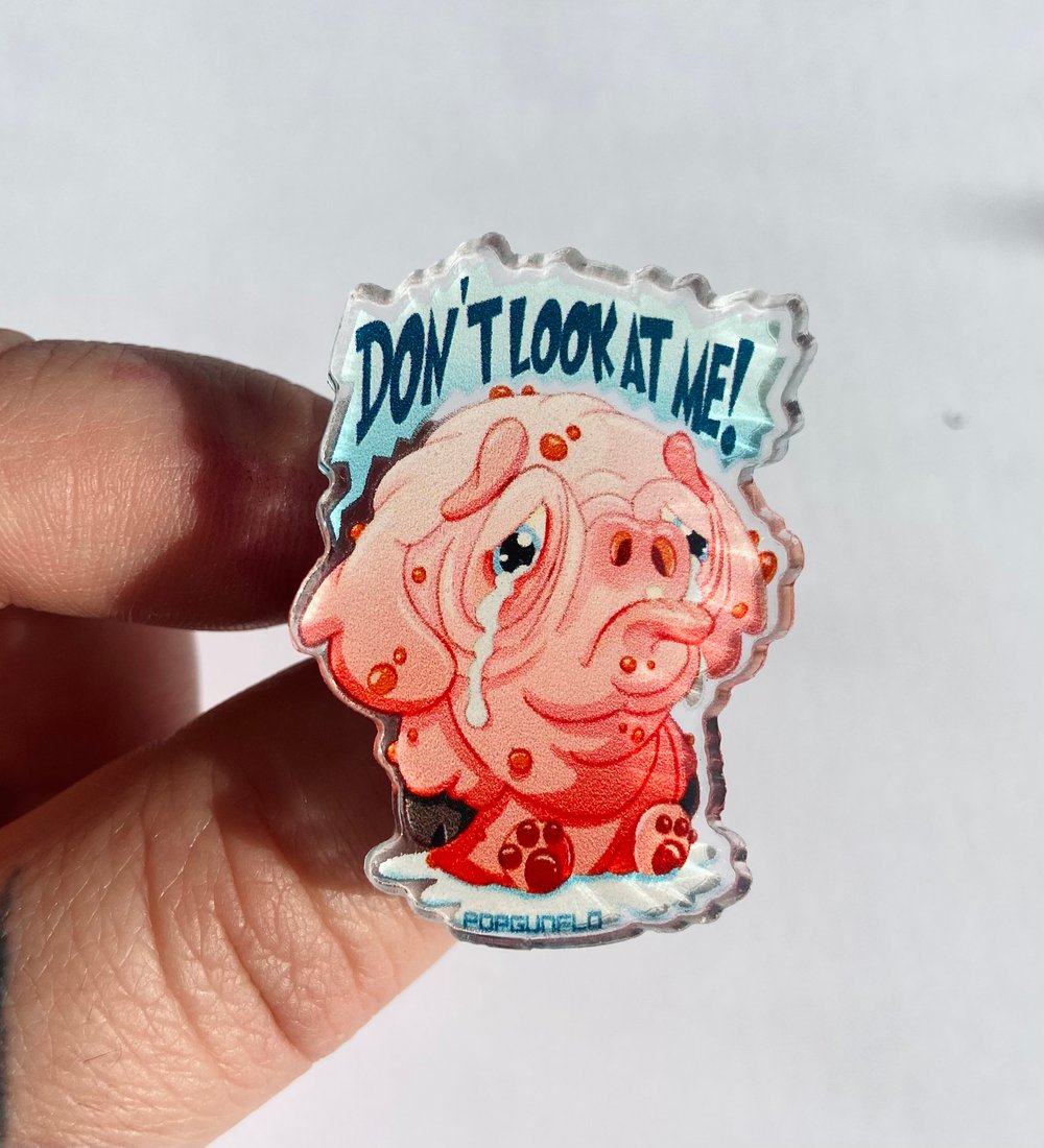 Squonk Acrylic Pin