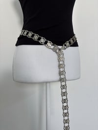 Image 2 of Vintage silver chain belt
