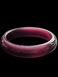 Image 3 of Plum Cats Eye Bangle