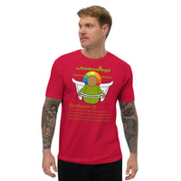 Image 3 of $100 The Rainbow Angel Donation Fitted Short Sleeve T-shirt