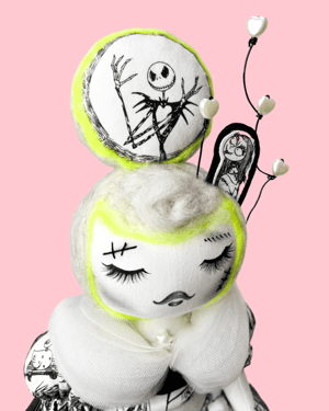 Image of RESERVED MEDIUM SPOOKY ART DOLL 