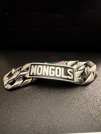 Image 2 of MONGOLS BRACELET *STAINLESS STEEL,WHITE GOLD,YELLOW GOLD