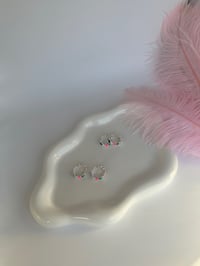 Image 3 of Valentines Mini Silver Hoops