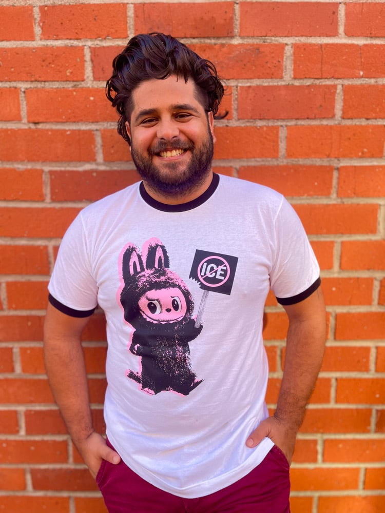 ICE Labu-buster! Ringer Tee - ADULT | National Day Laborer