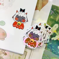Image 3 of Poofy Cult of the Lamb Sticker