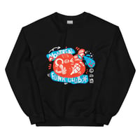 Image 1 of SWEATSHIRT : ADULT - "MONTREAL FUNK CLUB PART 2 RED MONSTER"