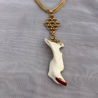 Image 4 of Brass Nutria Jawbone Necklace