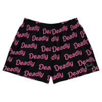 Image 1 of Women’s Athletic Shorts "Deadly Barbz" (Black)