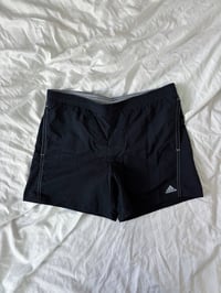 Image 1 of Adidas black shorts // L