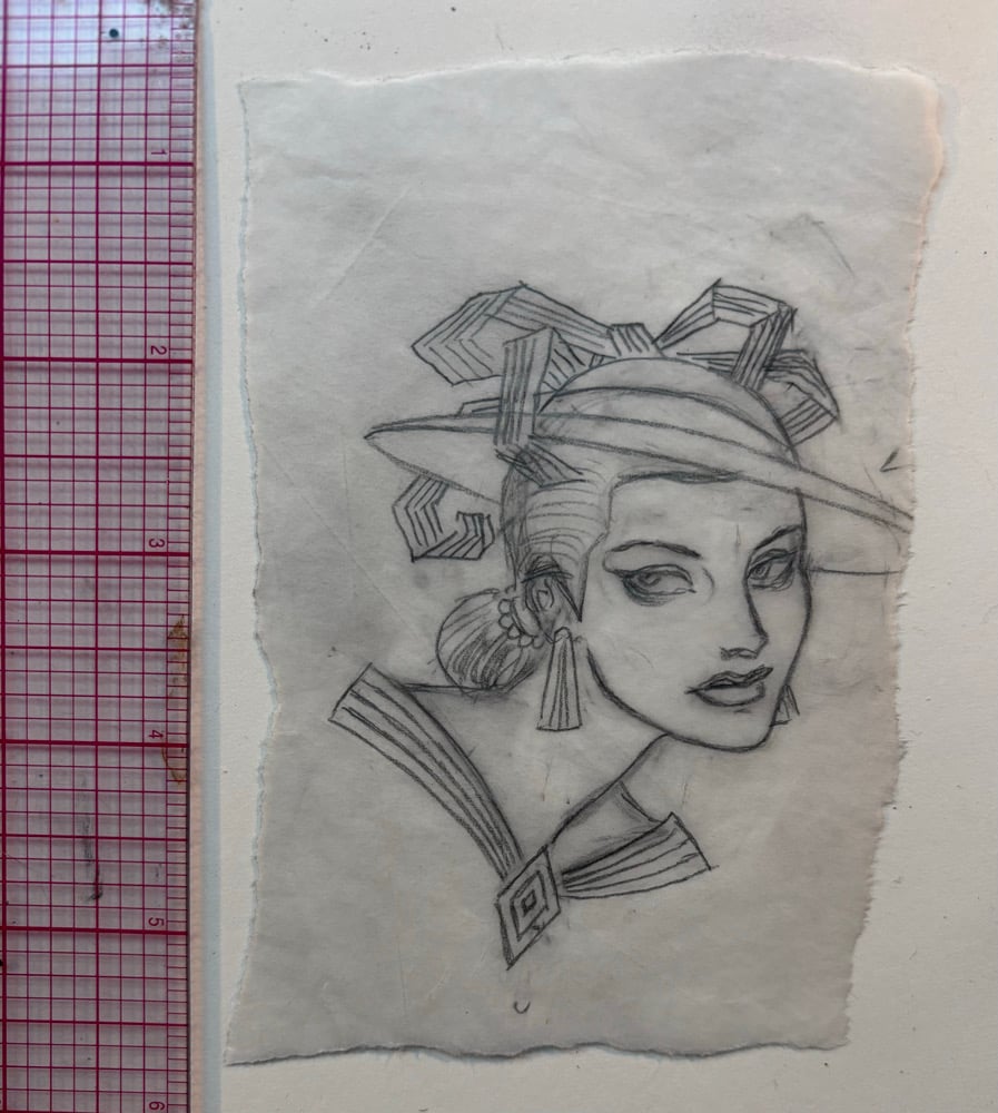 Image of PINK GIRL sketch