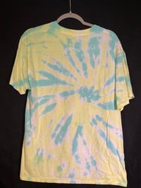 Image 4 of LARGE  Shrimply Irresistible Blacklight Reactive Tie Dye Shirt 2