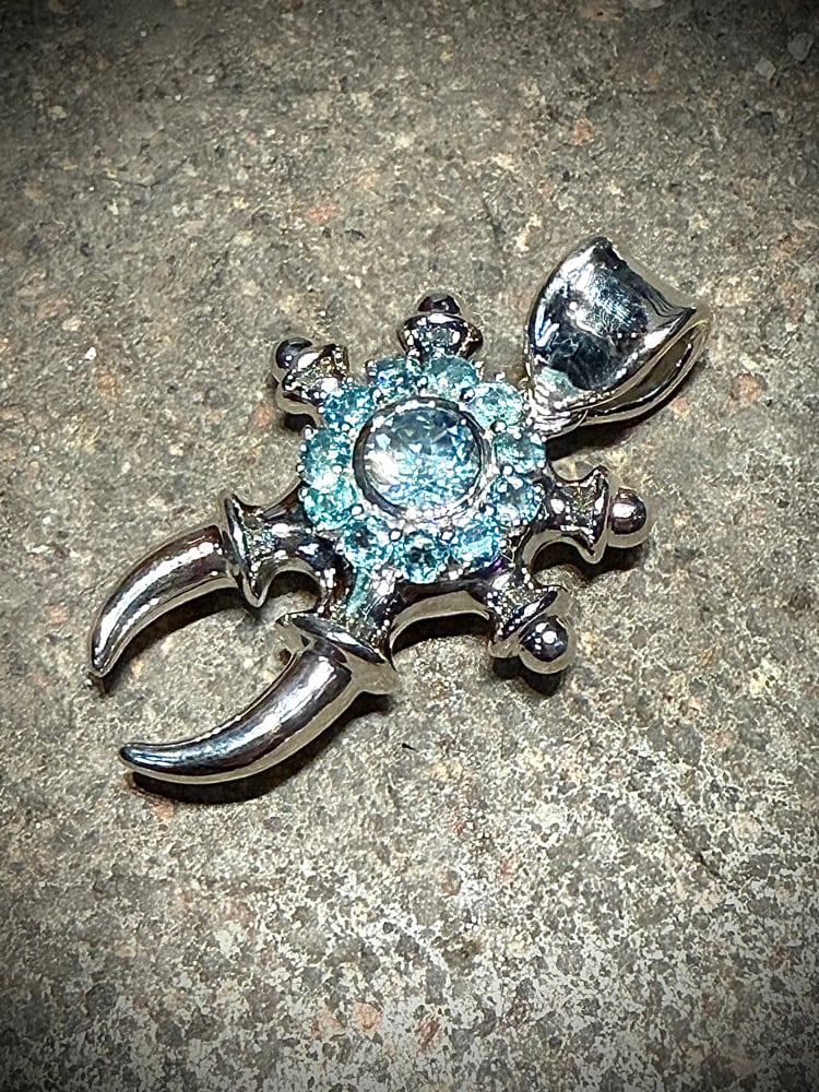 Image of Alpha Omega Toroid Warlock aquamarine 