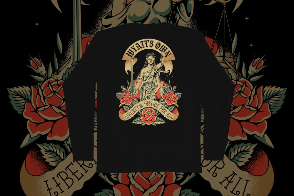 Image of Lady Justice (long sleeve)
