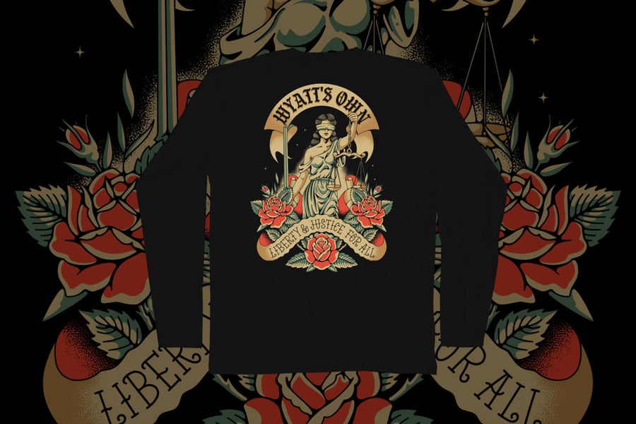 Image of Lady Justice (long sleeve)