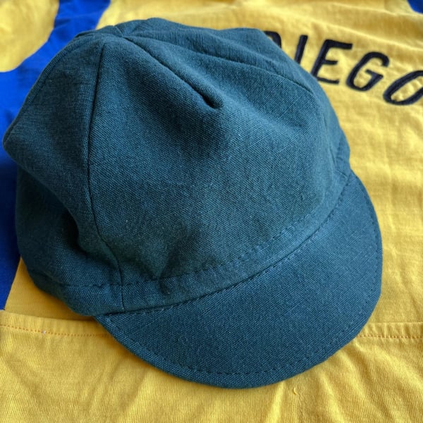 Image of Green/Indigo Cycling Cap 