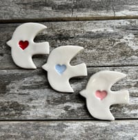 Image 1 of Ceramic Big Bird Brooch 