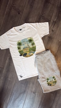 Image 3 of L’ambition d’un hustler- grey Short & T shirt set