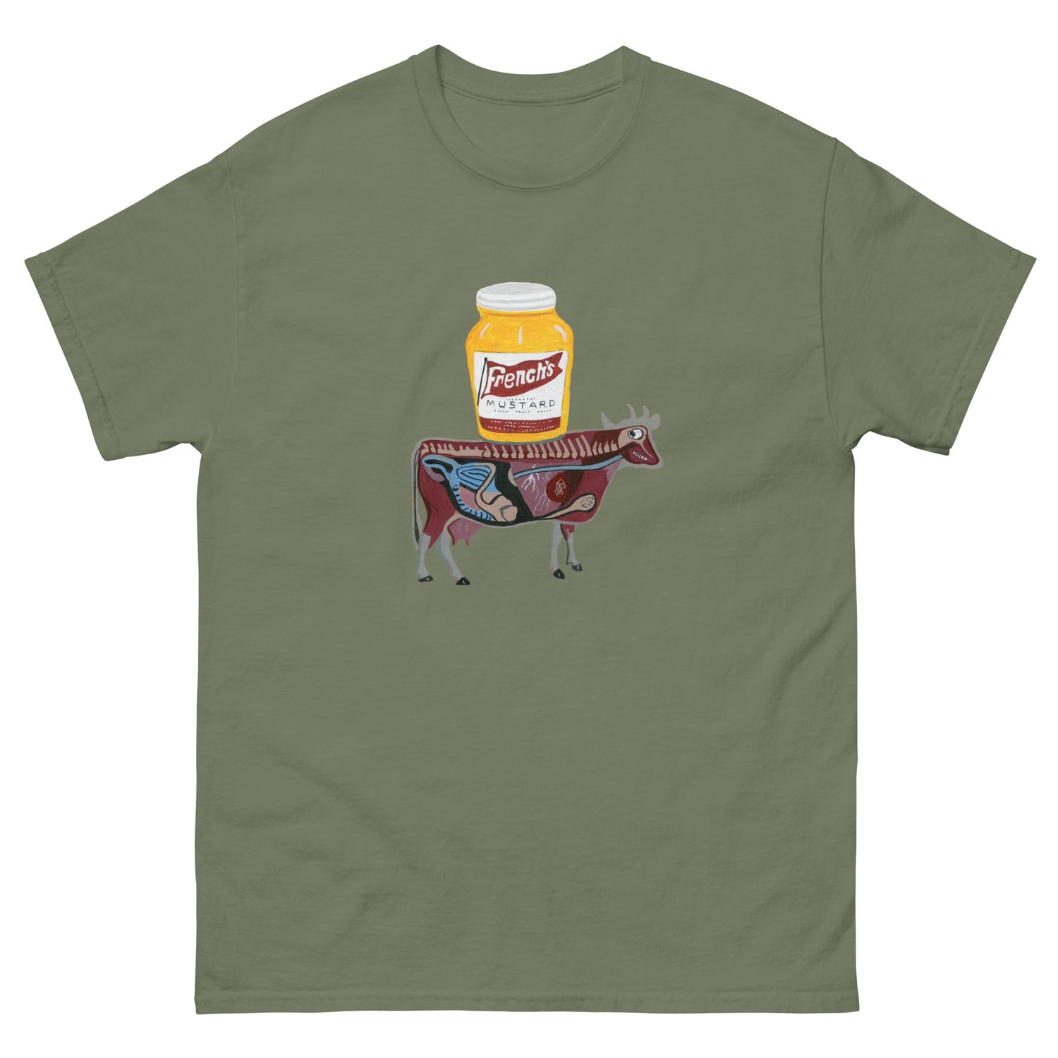 Image of MUSTARD COW T-SHIRT