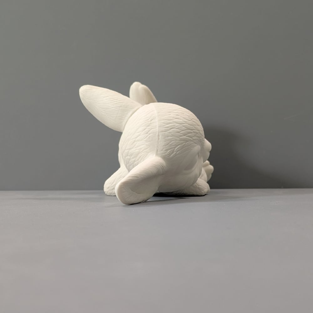 Image of Ceramic Bisque Bunny Rabbit Ready to Paint