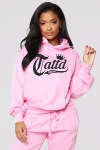 73% off VDAY HOODIE!!! Tattd Queen 👑 BABY PINK Hoodie!!! 💗