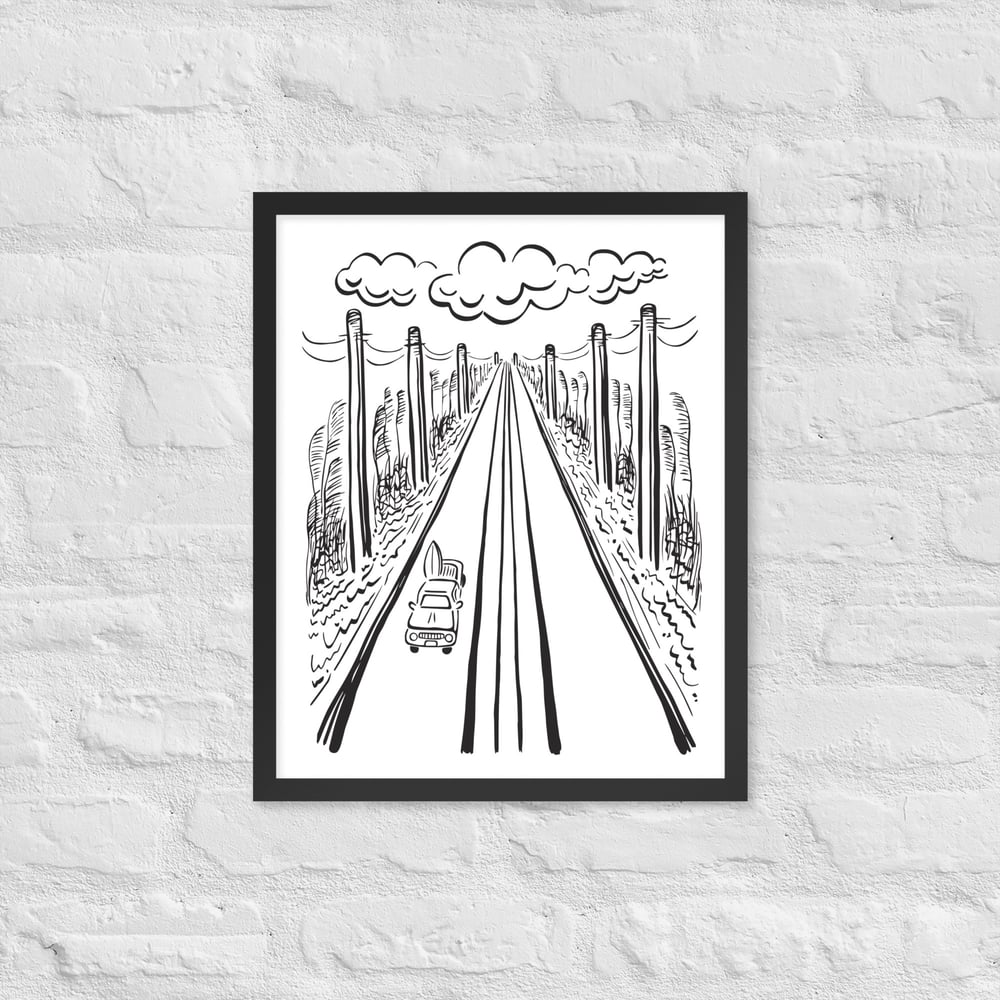 Napeague Stretch Surf Print - Framed