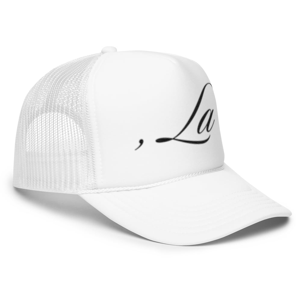 Image of Kamala 2024 (Comma La) Foam trucker hat