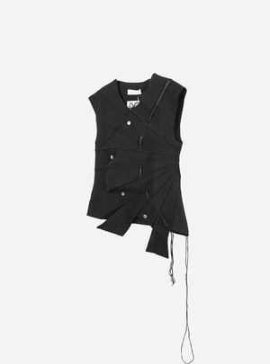 Image of ÆNRMÒUS - Nissin Vest (Black)