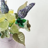 Image 4 of Posy Lemon Roses with Lavender