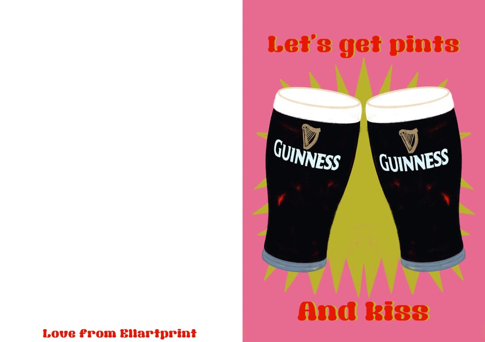 Image of Let’s get pints card