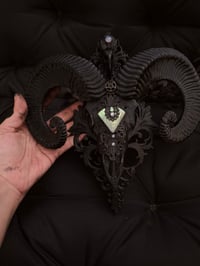 Image 1 of Ram skull wall/altar piece 