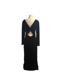 Image 1 of Black velvet gown 🖤