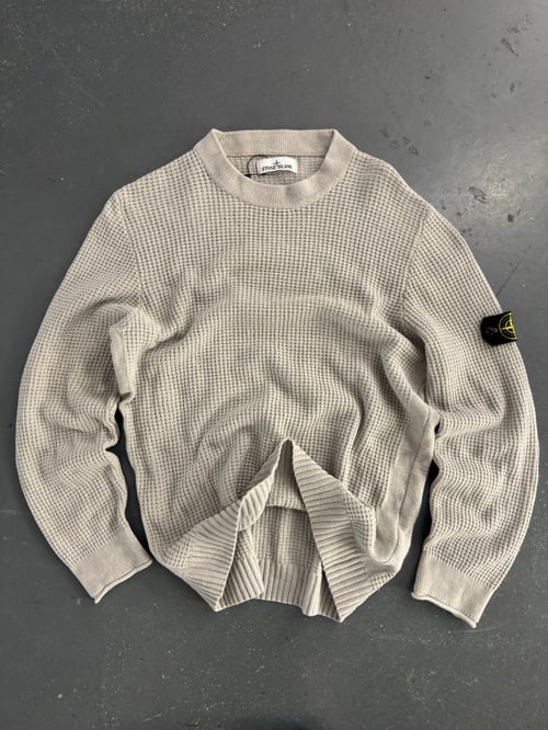 Image of 2025 Stone Island waffle sweatshirt, size XL