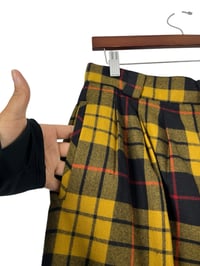 Image 4 of Vintage Plaid Wool Bermuda Shorts